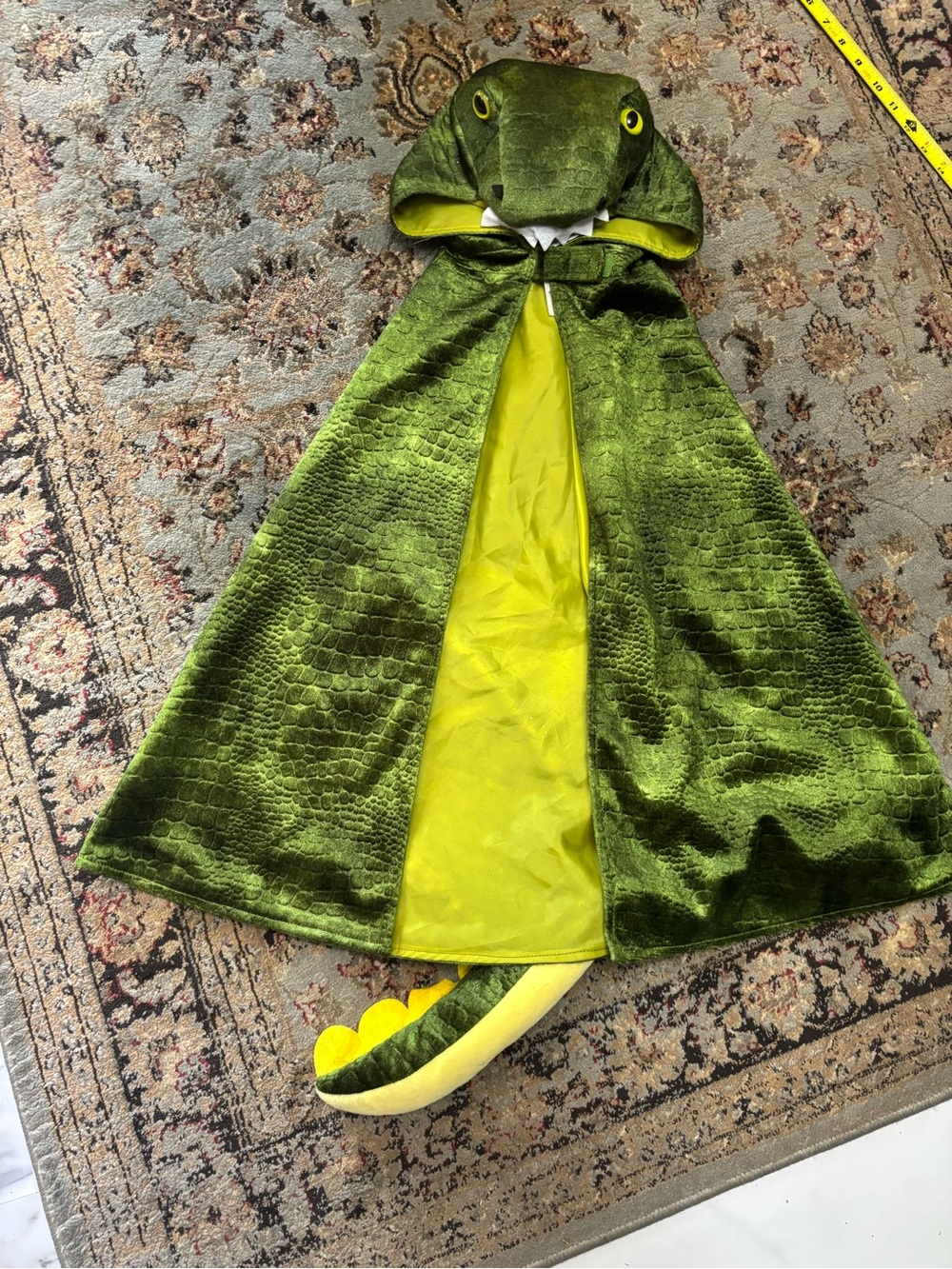 Green Pretenders Kids Hooded Dinosaur Cape